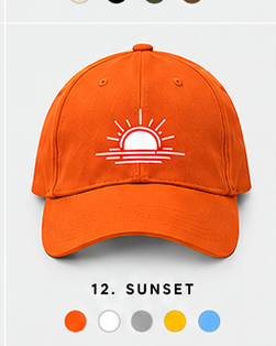 HYPER Sunset Cap — Orange