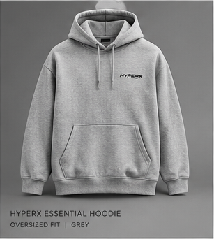 HyperX Essential Hoodie — Grey