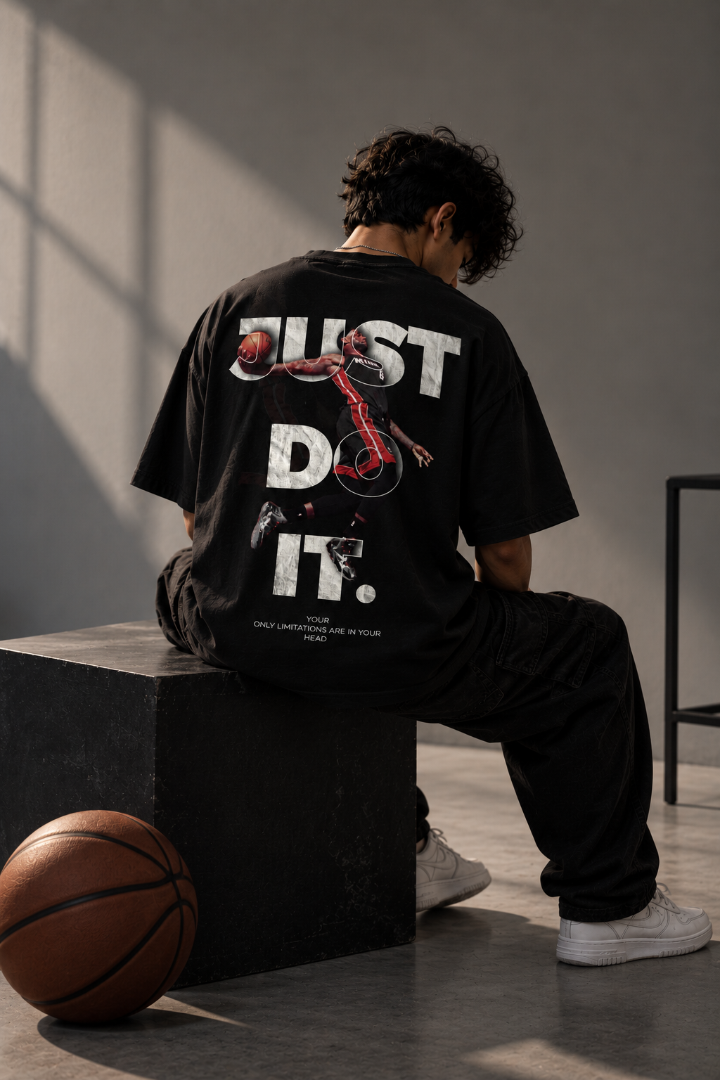 JUST DO IT. Oversized T-Shirt 🏀