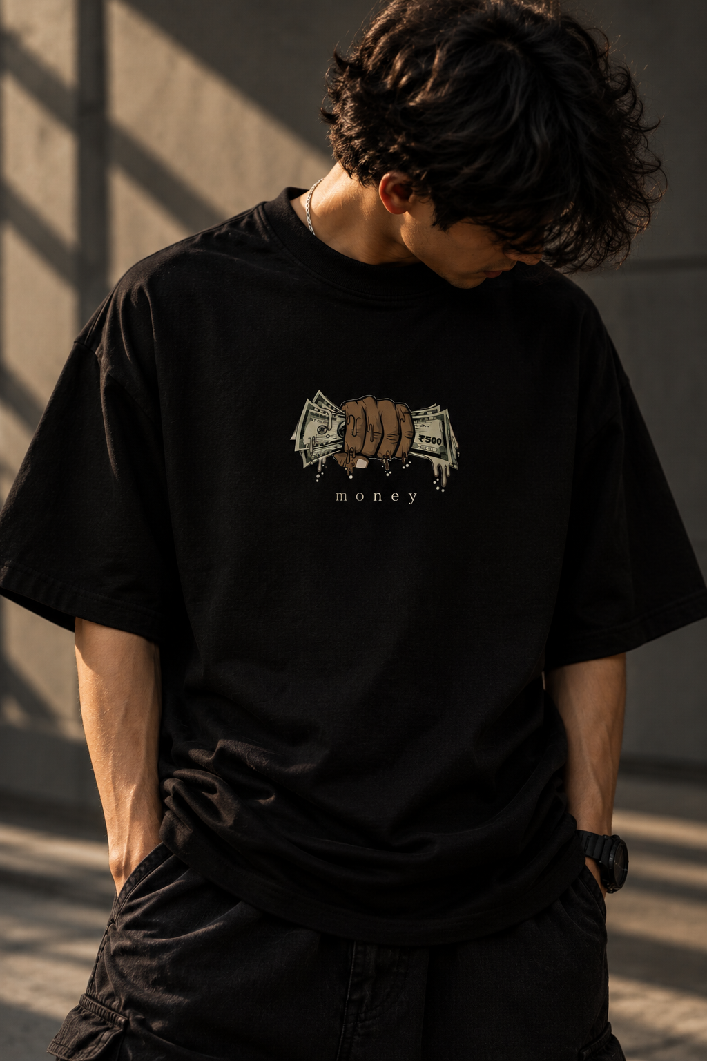 MONEY TALKS — Oversized Graphic T-Shirt